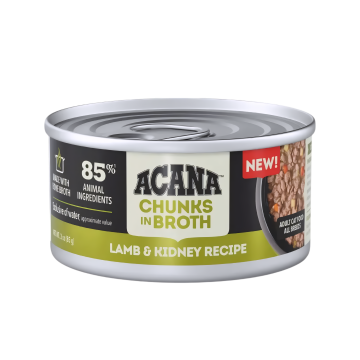 Acana  Canned Food Chunks In Broth Lamb & Kidney 85g